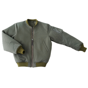 COTTON SATEEN BOMBER JACKET